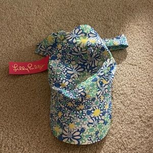 Lily P baseball hat with tie back